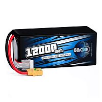 Аккумулятор Li-po B&C 12000 MAH 29.6V (8s) 90C, XT90S, Soft case (Для дронов)