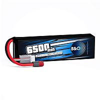 Аккумулятор Li-po B&C 6500 MAH 11.1V (3s) 90C, T-Plug, Soft case