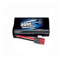 Аккумулятор Li-ion B&C 2000mah 7,4 (2s), T-plug, Soft case (для RemoHobby 1/16)