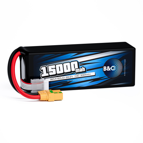 Аккумулятор Semi-Solid (Li-Po) B&C 15000 MAH 22.2V (6s) 10C, XT90S, Soft case