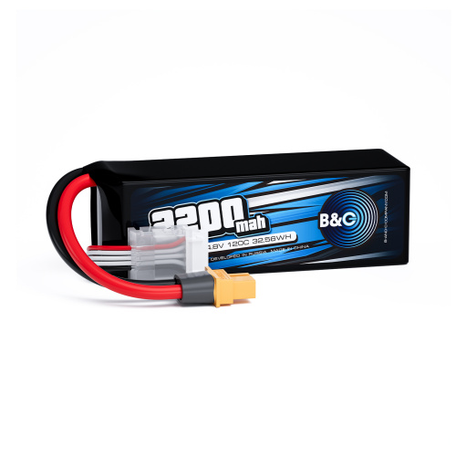 Аккумулятор Li-po B&C 2200 MAH 14.8v (4s) 120C, XT60, Soft case