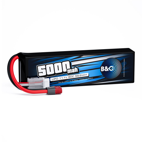 Аккумулятор Li-po B&C 5000 MAH 11.1V (3s) 90C, T-Plug, Soft case