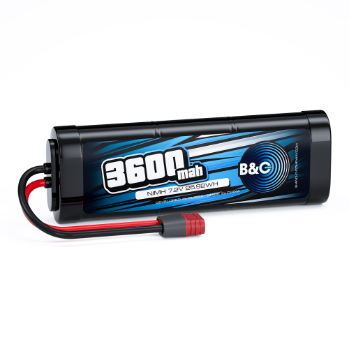 Аккумулятор NiMH B&C 6-Cells 3600 MAH 7.2V , T-plug