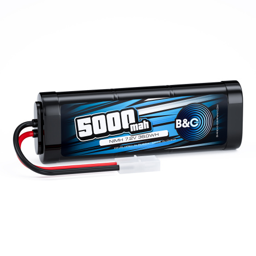 Аккумулятор NiMH B&C 6-Cells 5000 MAH 7.2V , Tamiya