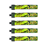 Аккумуляторы Li-po BetaFPV LAVA II 320mAh 1S 3.8V HV 95C BT2.0 (Набор 5 штук)