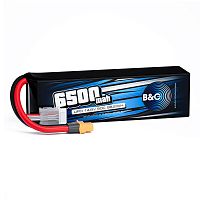 Аккумулятор Li-po B&C 6500 MAH 14.8V (4s) 90C, XT60, Soft case